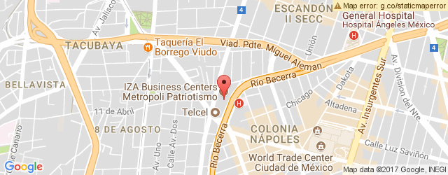 Mapa de ubicación de THE ITALIAN COFFEE, SAN PEDRO DE LOS PINOS