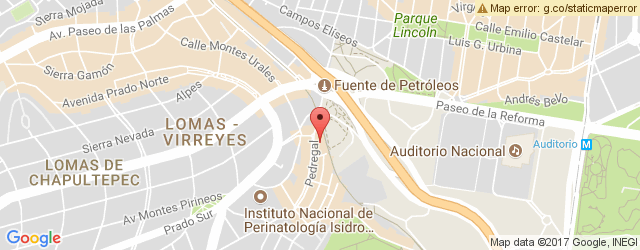 Mapa de ubicación de JOSELO CAFÉ, COCINA ABIERTA VIRREYES