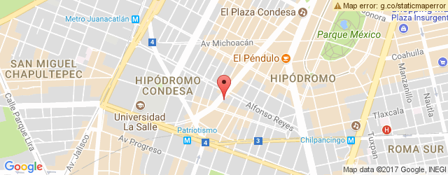 Mapa de ubicación de LA PANTERA FRESCA, CONDESA