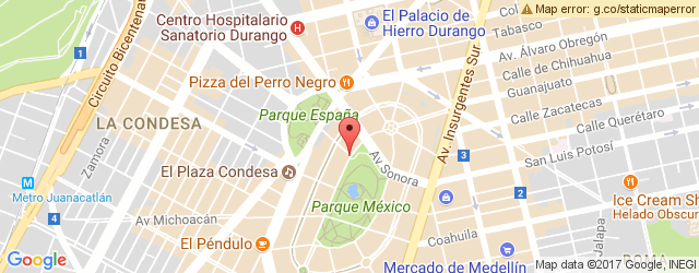 Mapa de ubicación de LA PANTERA FRESCA, ARTIK