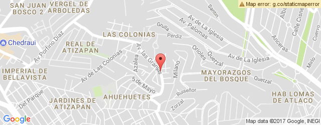 Mapa de ubicación de LA PANTERA FRESCA, LOMAS DEL CHAMIZAL