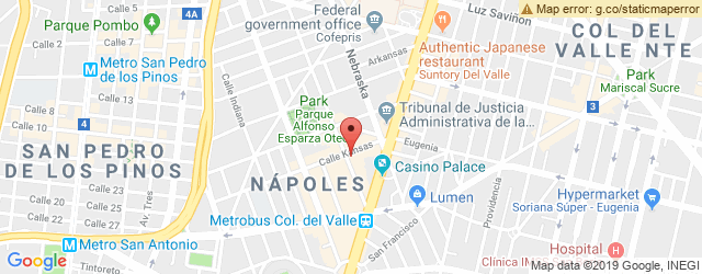 Mapa de ubicación de LA PESCADERÍA, NÁPOLES