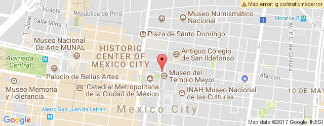 Mapa de ubicación de PIETRO POP, CENTRO HISTÓRICO