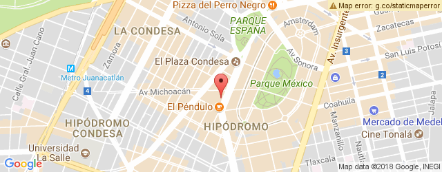 Mapa de ubicación de LA GUERRERENSE, CONDESA