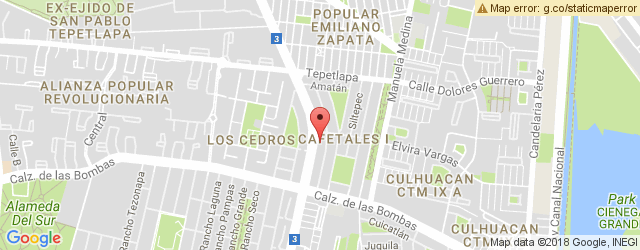 Mapa de ubicación de TACOS XOTEPINGO, CAFETALES