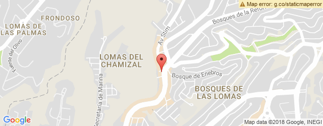 Mapa de ubicación de LITTLE CAESARS PIZZA, EL CHAMIZAL