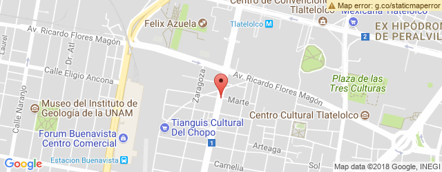 Mapa de ubicación de LITTLE CAESARS PIZZA, GUERRERO