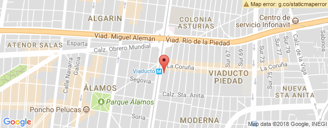 Mapa de ubicación de LITTLE CAESARS PIZZA, LA CORUÑA