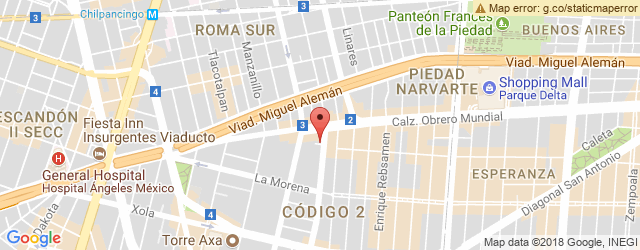 Mapa de ubicación de LITTLE CAESARS PIZZA MATIAS ROMERO