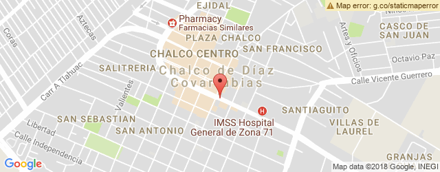 Mapa de ubicación de LITTLE CAESARS PIZZA, CHALCO CENTRO