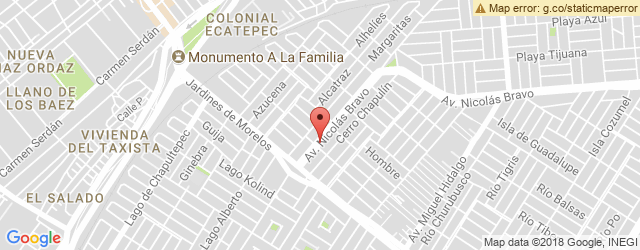 Mapa de ubicación de LITTLE CAESARS PIZZA, JARDINES DE MORELOS