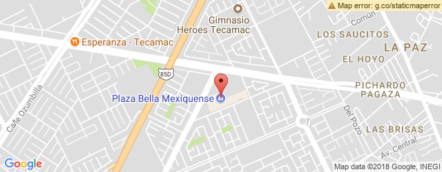 Mapa de ubicación de LITTLE CAESARS PIZZA, TECAMAC MEXIQUENSE