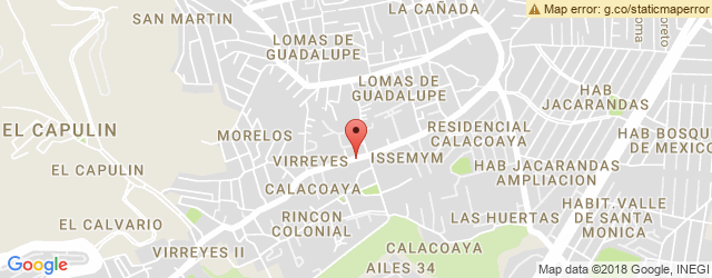 Mapa de ubicación de LITTLE CAESARS PIZZA, PLAZA CALACOAYA