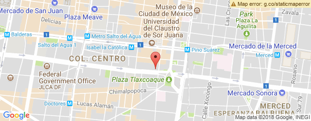 Mapa de ubicación de DOMINO'S PIZZA, CENTRO