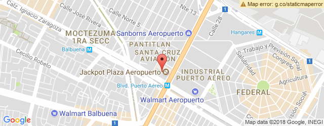 Mapa de ubicación de DOMINO'S PIZZA, PLAZA AEROPUERTO
