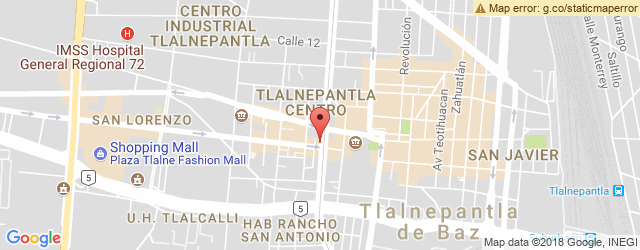 Mapa de ubicación de DOMINO'S PIZZA, TLALNEPANTLA