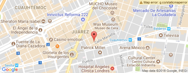 Mapa de ubicación de TACOS DON MANOLITO, JUÁREZ