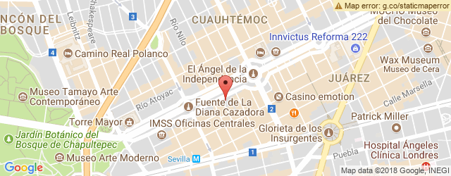 Mapa de ubicación de EL CALIFA, REFORMA