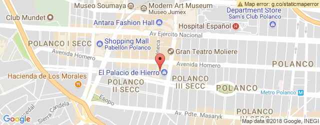 Mapa de ubicación de EL CALIFA, PALACIO DE HIERRO POLANCO