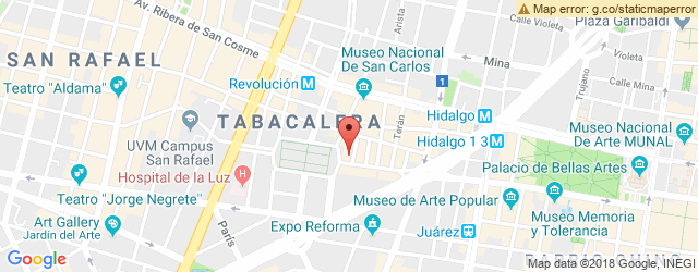 Mapa de ubicación de TERRAZA CHA CHA CHÁ BOTANERO TROPICAL