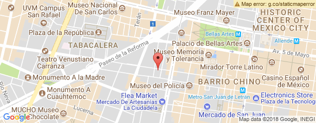 Mapa de ubicación de RAMONA COCINA