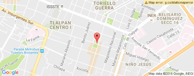 Mapa de ubicación de LA SAZÓN DE TLALPAN