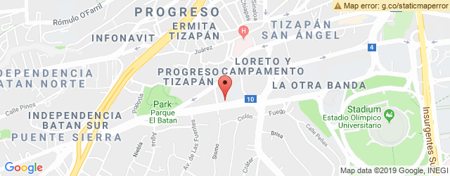 Mapa de ubicación de LA CERVECERÍA DE BARRIO, PEDREGAL