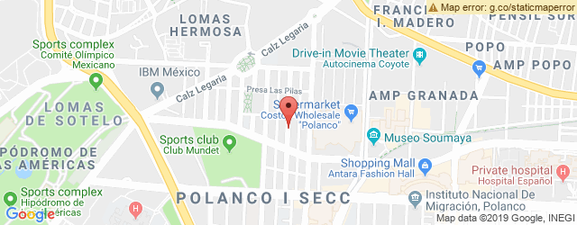 Mapa de ubicación de SALA GASTRONOMICA, MUSEO DE ANTROPOLOGÍA