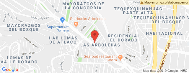 Mapa de ubicación de CASA MONTERREY ARBOLEDAS