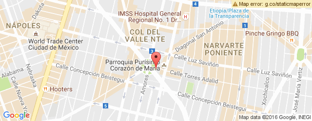 Mapa de ubicación de CAFÉ D