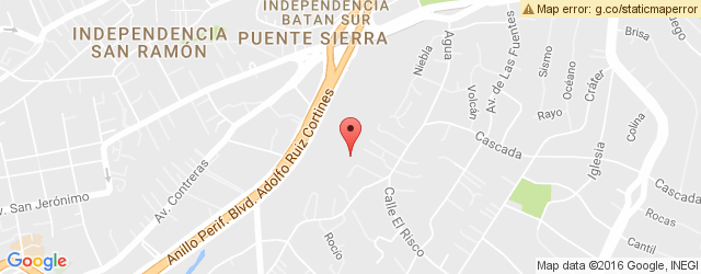 Mapa de ubicación de FONDA ARGENTINA, SAN JERÓNIMO