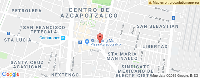 Mapa de ubicación de POTZOLLCALLI, AZCAPOTZALCO