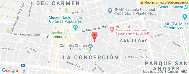 Mapa de ubicación de HACIENDA DE CORTÉS
