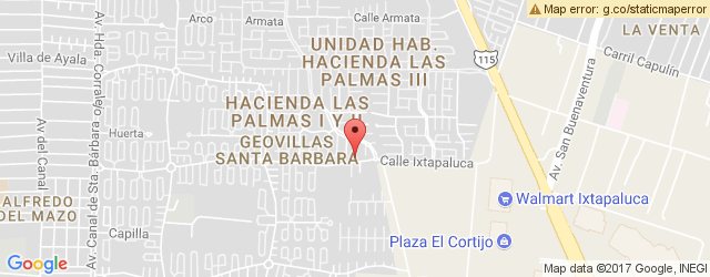 Mapa de ubicación de VIPS, IXTAPALUCA