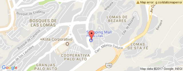 Mapa de ubicación de VIPS, LILAS