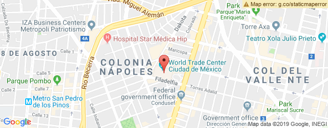 Mapa de ubicación de FILICORI, WTC