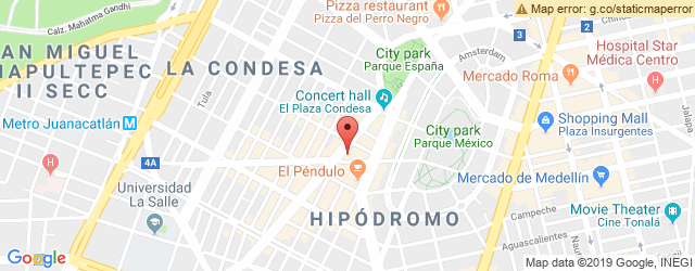 Mapa de ubicación de DON ASADO, CONDESA