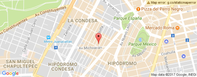 Mapa de ubicación de QUEBRACHO, CONDESA