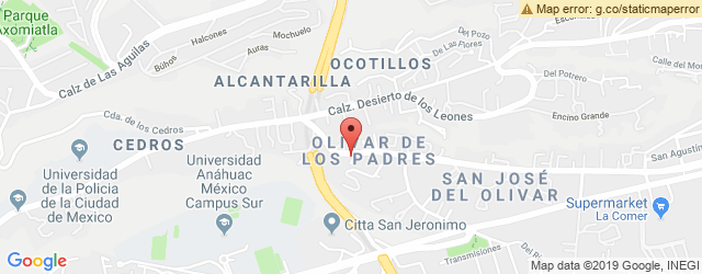 Mapa de ubicación de SUSHI ITTO, OLIVAR DE LOS PADRES