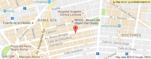 Mapa de ubicación de CAFÉ PARÍS, ROMA