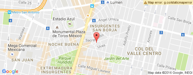 Mapa de ubicación de VILLAGE CAFÉ, PARQUE HUNDIDO