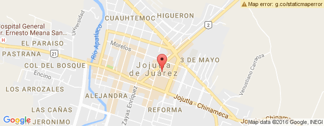 Mapa de ubicación de LOS BISQUETS OBREGÓN, MADERO