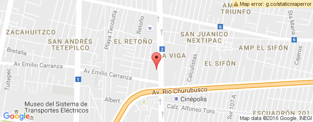 Mapa de ubicación de LOS BISQUETS OBREGÓN, LA VIGA