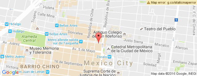 Mapa de ubicación de LOS BISQUETS OBREGÓN, CENTRO