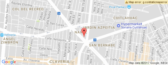 Mapa de ubicación de LOS BISQUETS OBREGÓN, CAMARONES