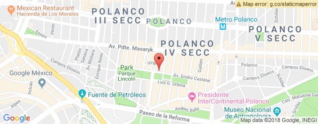 Mapa de ubicación de 50 FRIENDS, POLANCO