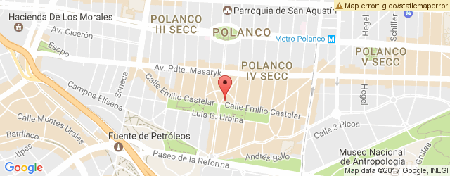 Mapa de ubicación de JOSELO CAFÉ, POLANCO