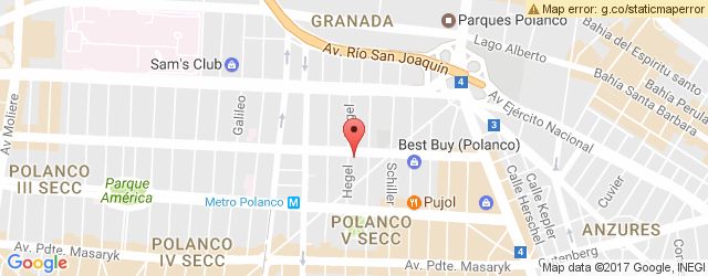 Mapa de ubicación de D'AMICO, POLANCO