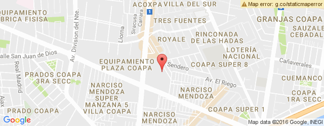 Mapa de ubicación de EL PORTÓN, VILLA COAPA