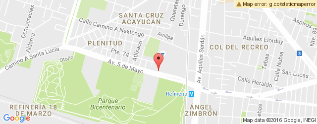 Mapa de ubicación de EL PORTÓN, AZCAPOTZALCO